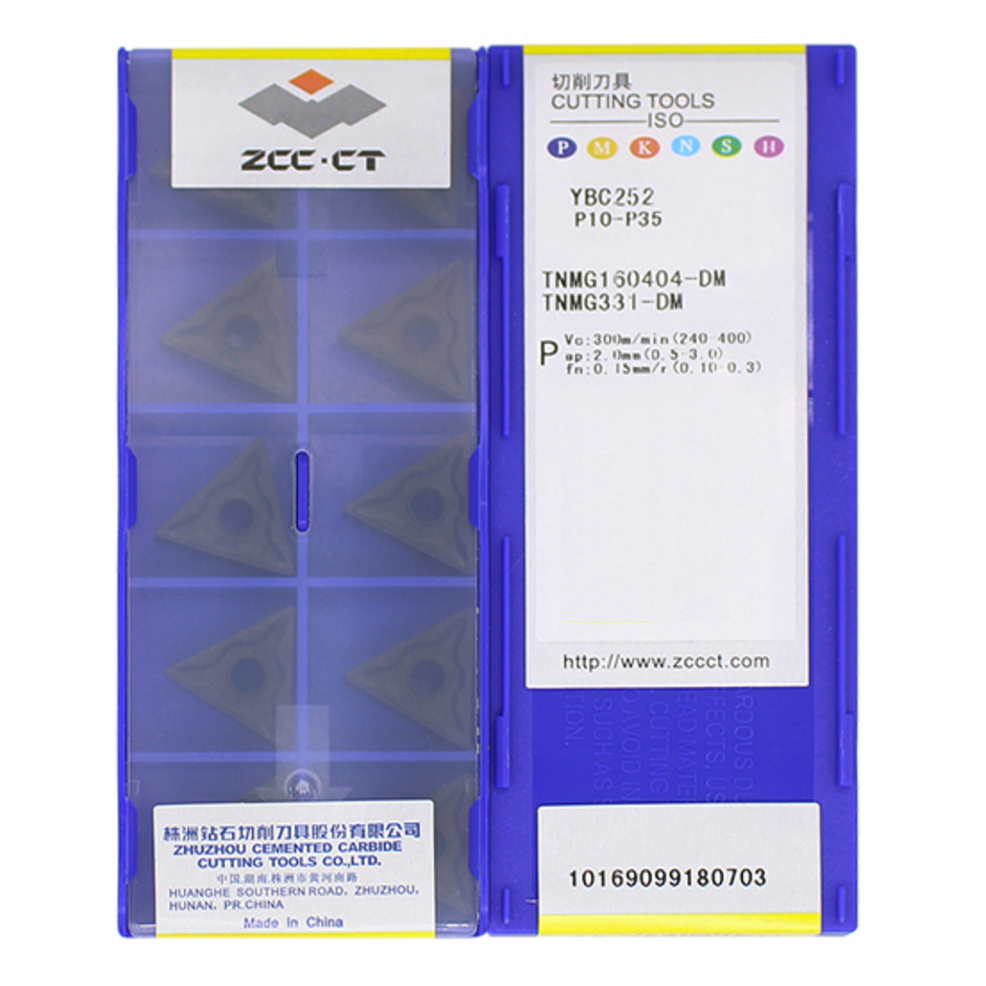 ZCC.CT TNMG160404-DM YBC252/TNMG160408-DM YBC252..